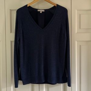 Banana Republic knit tunic with silk back